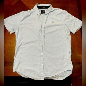 Mens Hollister short sleeve button up